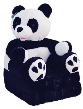 Panda fotel - plüss babafotel, kihajtható