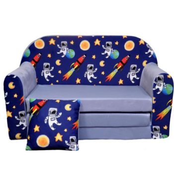 Gyerek kanapé, kihajtható - Űrhajós Gyerek kanapé, kihajtható - Űrhajós