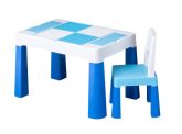 Tega Multifun asztal + 2 db szék szett kék