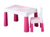 Tega Multifun asztal + 2 db szék szett rózsaszín